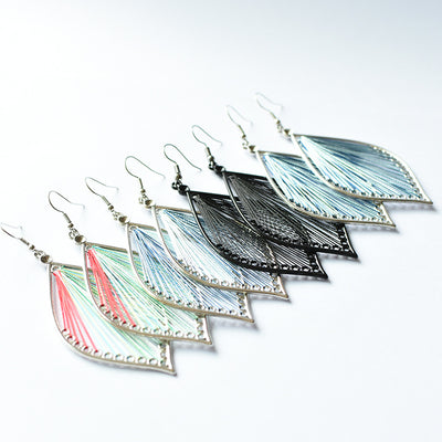 Aretes de Hojas Artesanales - Image 3