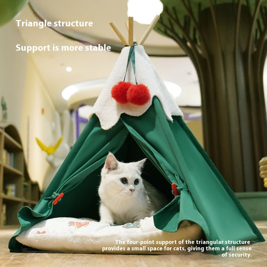Casa Térmica para Gatos - Cama Profunda Semicerrada con Aislamiento - Image 2