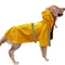Poncho Impermeable Reflectante para Perros Grandes - Protección Total en Lluvia
