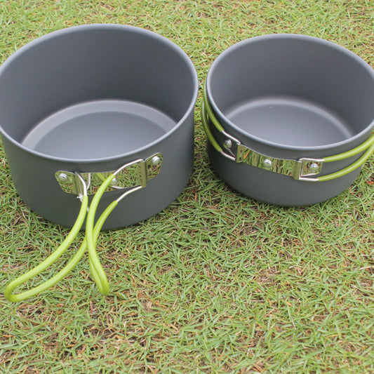 Juego de Utensilios de Cocina Portátil Antiadherente para Camping y Senderismo - Image 2