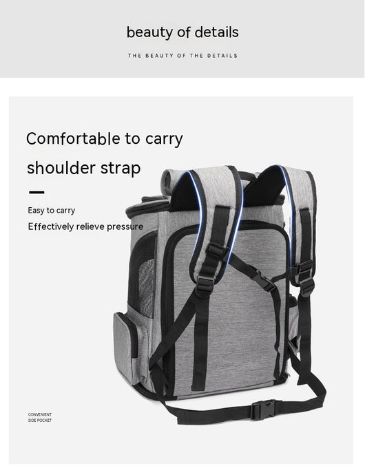 Mochila Transportadora Extensible para Mascotas - Gran Capacidad - Image 12