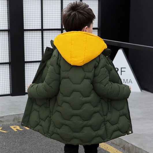 Abrigo Acolchado de Algodón para Niño - Calidez Invernal - Image 9