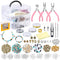 Set de Cuentas de Cristal Acrílico con Forma de Perla para Elaboración de Joyas
