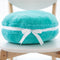 Almohada Decorativa Redonda Diseño Macaron Francés