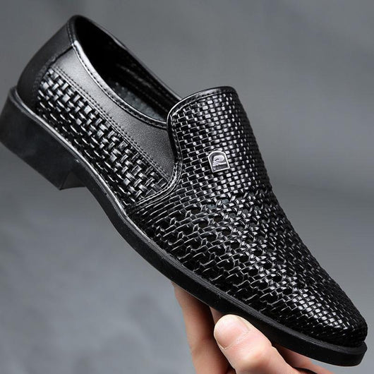 Sandalias de Cuero Transpirables con Diseño Calado para Hombre - Image 10