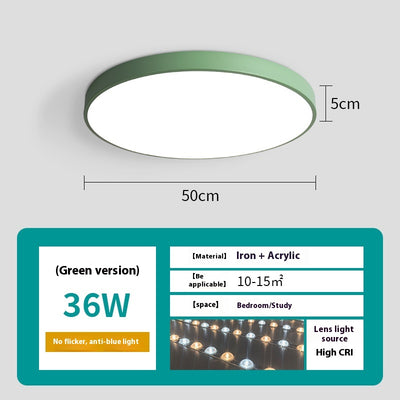 Lámpara de Techo LED Redonda Minimalista para Sala de Estar - Image 23