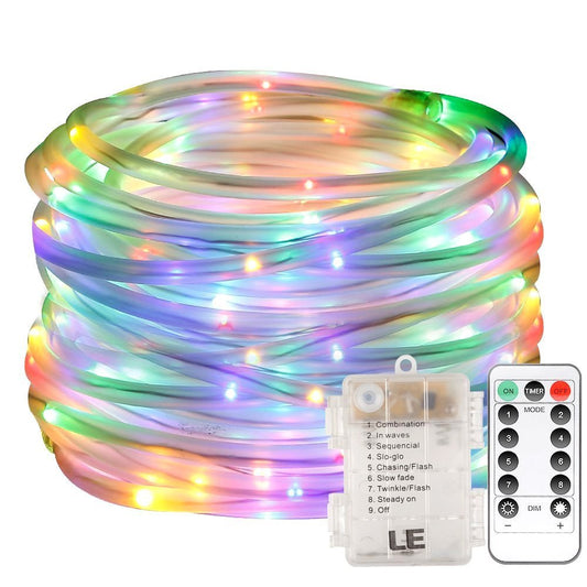 Guirnalda de luces LED multicolor tipo tubo