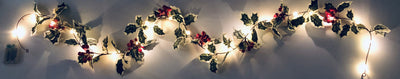 Luces Navideñas de Mimbre con Decoración de Espino Chino para Fiesta - Image 6