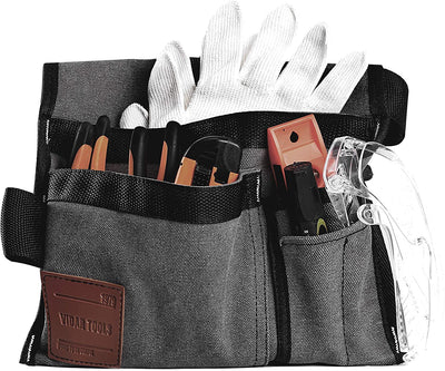 Bolsa de Cintura Canvas con Múltiples Bolsillos para Jardinería - Image 2