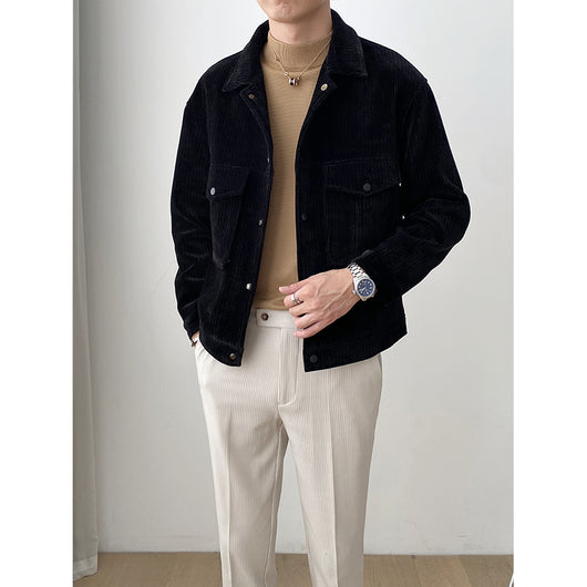 Chaqueta de Pana para Hombre - Abrigo Casual Cálido - Image 2