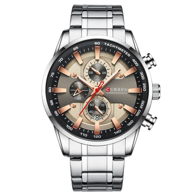 Reloj de Pulsera Hombre Cuarzo Resistente al Agua Seis Esferas - Image 6