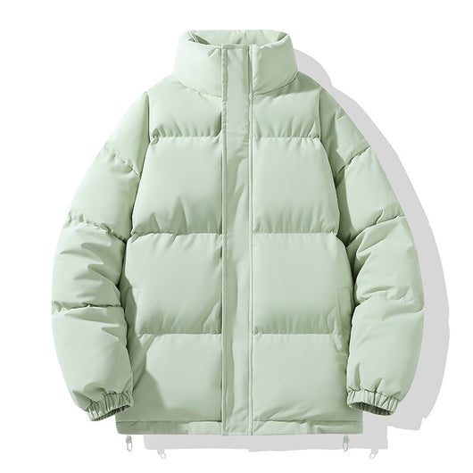 Abrigo Acolchado de Cuello Alto para Parejas - Diseño Minimalista - Image 16