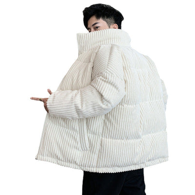 Chaqueta Gruesa Acolchada de Pana para Hombre - Image 10