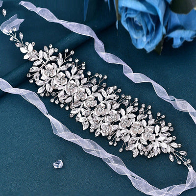 Cinturón de Novia con Rhinestones para Vestido de Boda - Image 3