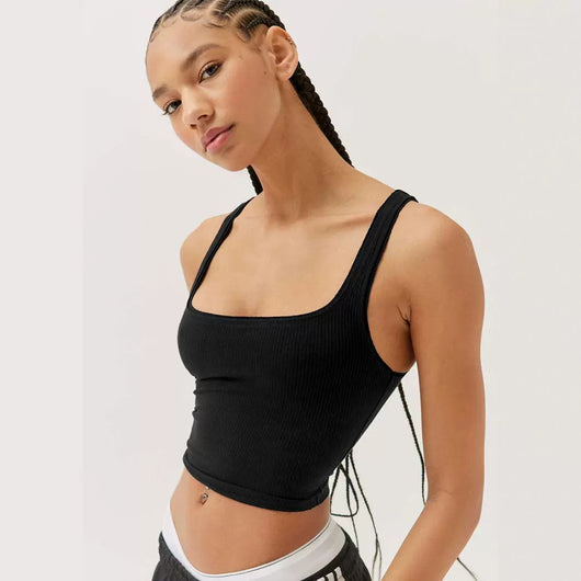 Top Ajustado Tipo Sling Básico Slim Fit para Mujer - Image 4
