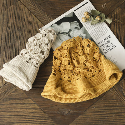 Sombrero de Verano Calado con Protección Solar - Diseño Artesanal - Image 7