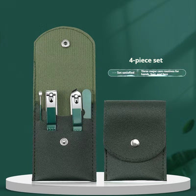 Set de Cortaúñas Portátil Verde Oscuro - Image 9