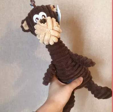 Juguete Mordedor Interactivo de Peluche - Mono Vocal para Perros Pequeños - Image 4