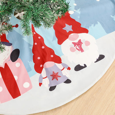 Falda para Árbol Navideño con Estampado Rudolf y Personaje Vintage - Image 3
