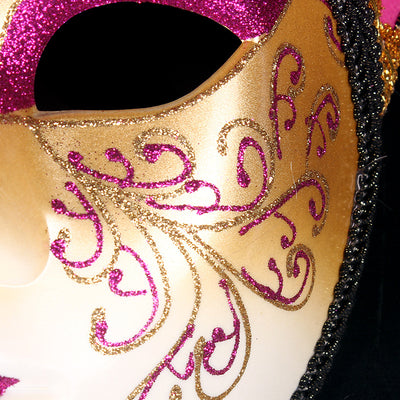 Máscara Veneciana Completa para Espectáculo de Maquillaje - Image 3