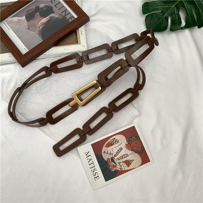 Cinturón Ancho con Cadena de Gancho - Image 3