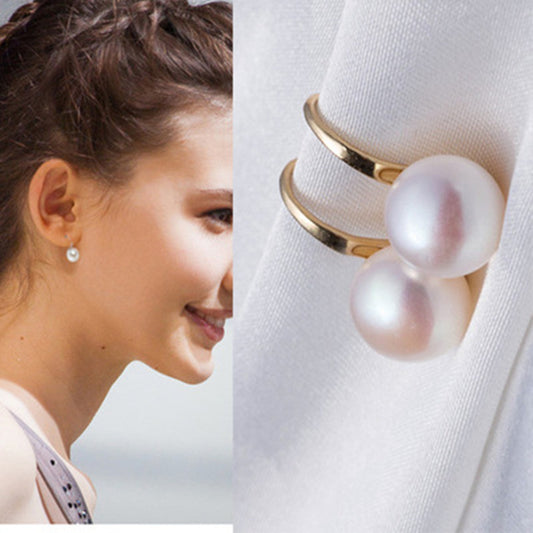 Aretes de Perlas Micro Engarzadas
