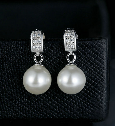 Aretes Colgantes de Perla en Plata 925 - Joyería Fina para Mujer - Image 5