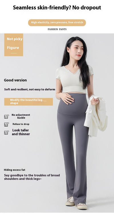 Pantalones Yoga Premamá Acampanados - Comodidad y Estilo para el Embarazo - Image 24
