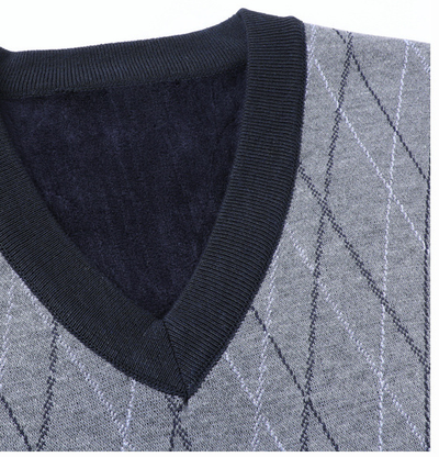 Chaleco Cardigan Hombre Primavera Otoño - Suéter Casual Edad Media - Image 19