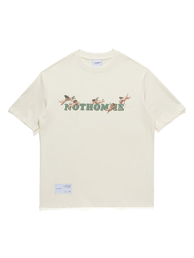 Camiseta Suelta Estampada de Manga Corta y Cuello Redondo - Image 17