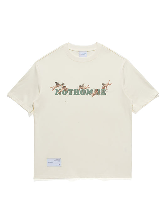 Camiseta Suelta Estampada de Manga Corta y Cuello Redondo - Image 17