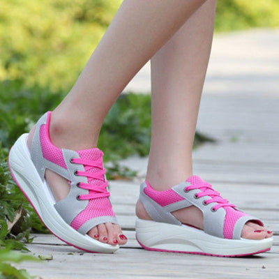 Sandalias de Playa para Mujer con Suela Gruesa Acolchada - Estilo Coreano - Image 9
