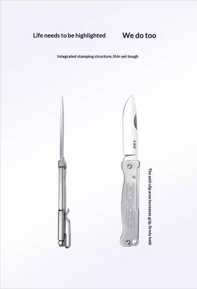 Navaja de Bolsillo Sueca Swedwood Steel - Compacta, Plegable y Ultra Afilada - Image 10