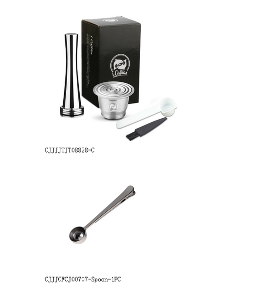 Cápsula de Café Reutilizable con Cucharilla Integrada
