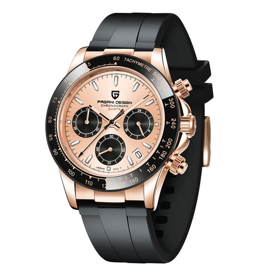 Reloj de Cuarzo Elegante con Movimiento de Seis Agujas - Image 3