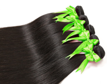 Peluca de Cabello Real Liso Brasileño Color Natural - Estilo Cortina - Image 2