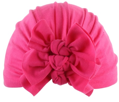 Gorro para bebé con lazo plisado - Image 20