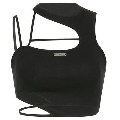 Crop Top Ajustado Cuello Redondo para Mujer - Image 15