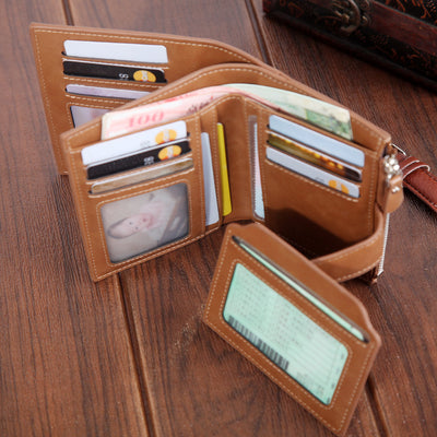Cartera Corta para Hombre con Botón y Gran Capacidad - Image 16