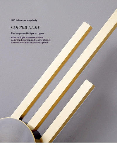 Lámpara de Pared Cobre Nordic Lujo para Sala y Pasillo - Image 19
