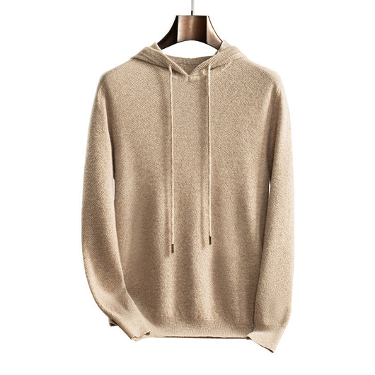 Suéter de Cashmira con Capucha para Hombre Otoño Invierno - Image 4