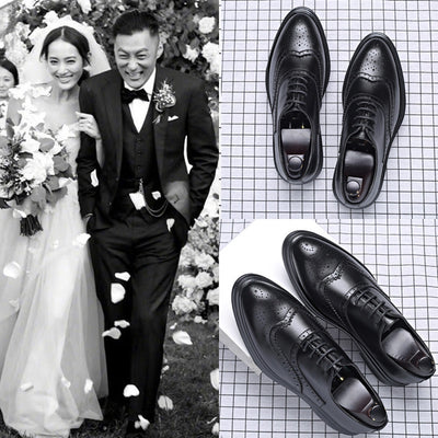 Zapatos de Cuero Brogue Ejecutivo para Otoño e Invierno - Image 3