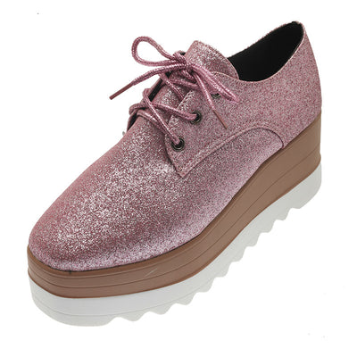 Zapatos Casuales Estilo Universitario con Plataforma Gruesa - Image 8