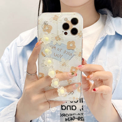 Funda para Celular con Cadena de Flores Amarillas - Image 9