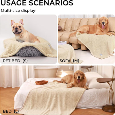 Manta de Terciopelo de Algodón para Mascotas - Calidez y Confort - Image 6