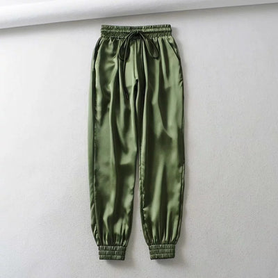 Pantalones con Cintura Elástica y Cordón Ajustable - Image 4