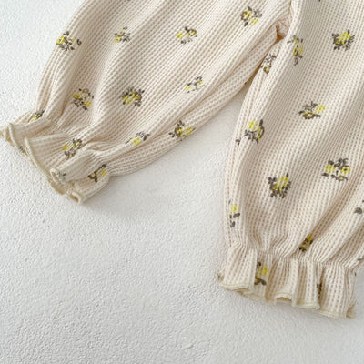 Pantalones Largos Elásticos con Estampado Waffle y Ajuste en Tobillo - Image 9