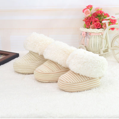 Zapatos Suaves para Bebé Recién Nacido - Calzado de Invierno Cálido con Suela Flexible para Primeros Pasos - Image 3