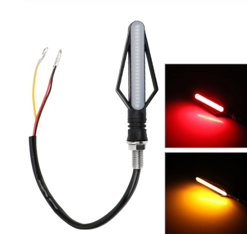 Direccionales LED Secuenciales para Moto con Luz de Freno - Image 15