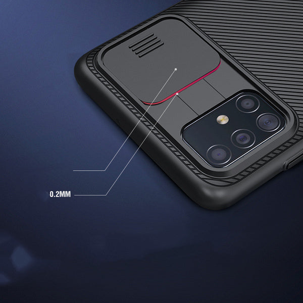 Funda Protectora con Cubierta Deslizante para Lente - Espejo Negro Antiarañazos